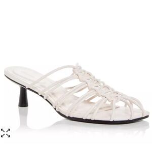 New Jonathan Simkhai Cream Strappy Heels